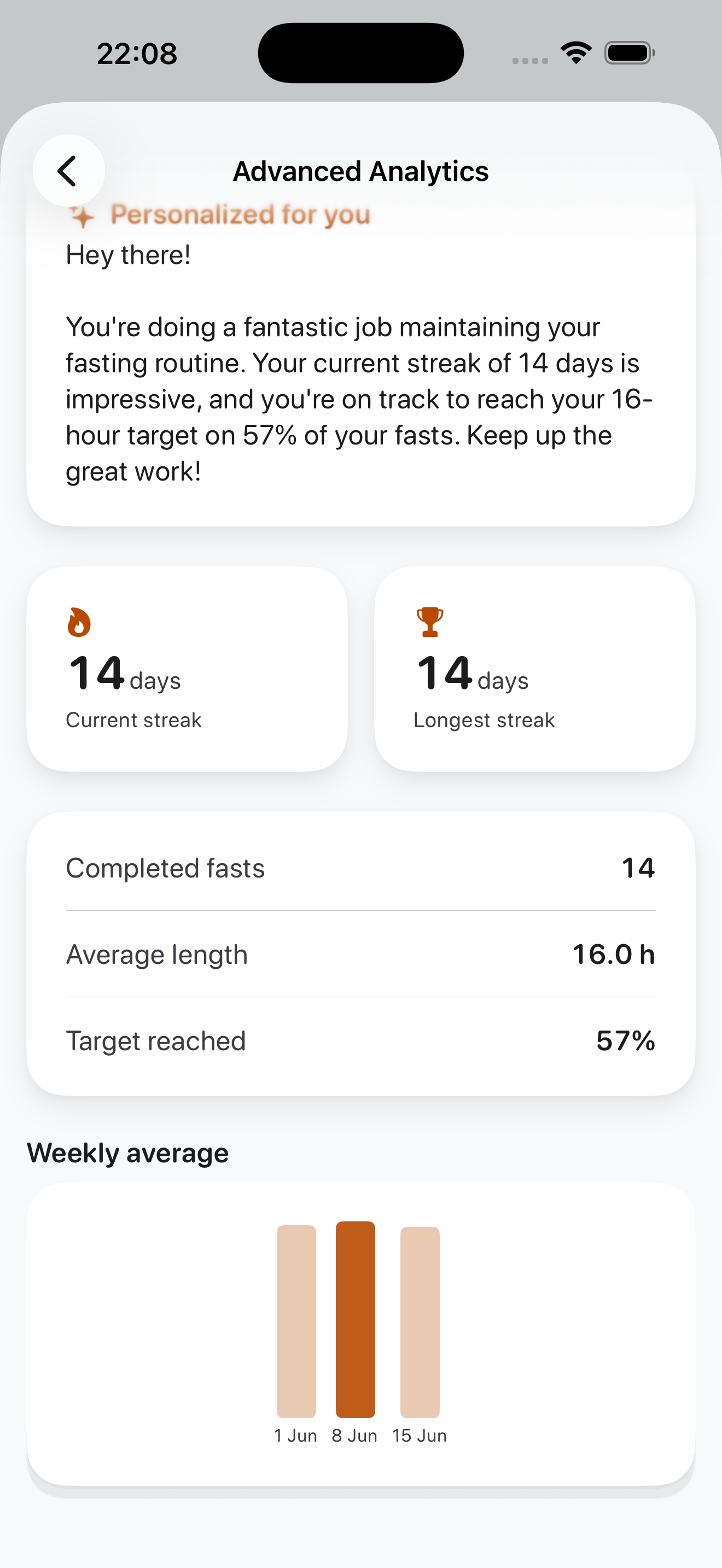 Faela on-device adaptive AI insight card